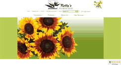 Desktop Screenshot of kellysflowershop.com